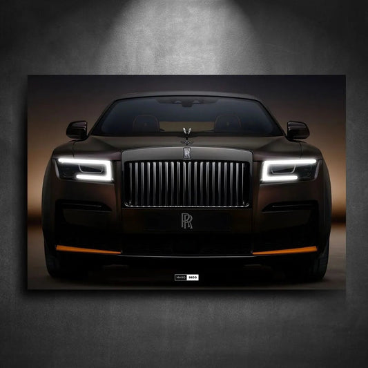 Tableau NÉON Rolls-Royce Black Badge Ghost - Marodeco