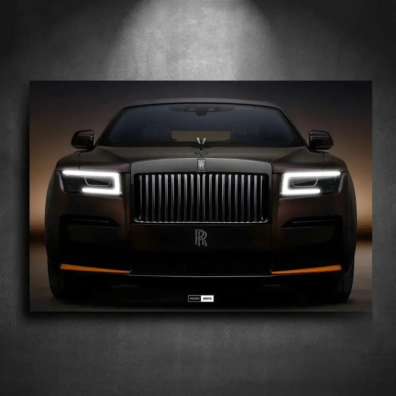 Tableau Rolls-Royce Black Badge Ghost en Plexiglass | Marodeco