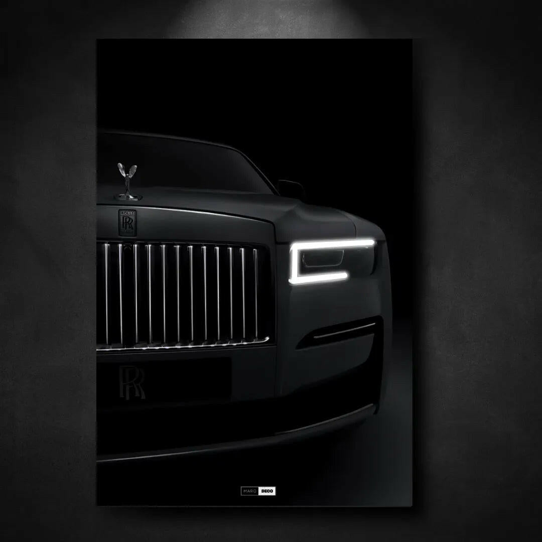 Tableau NÉON Rolls-Royce Ghost Prism - Marodeco