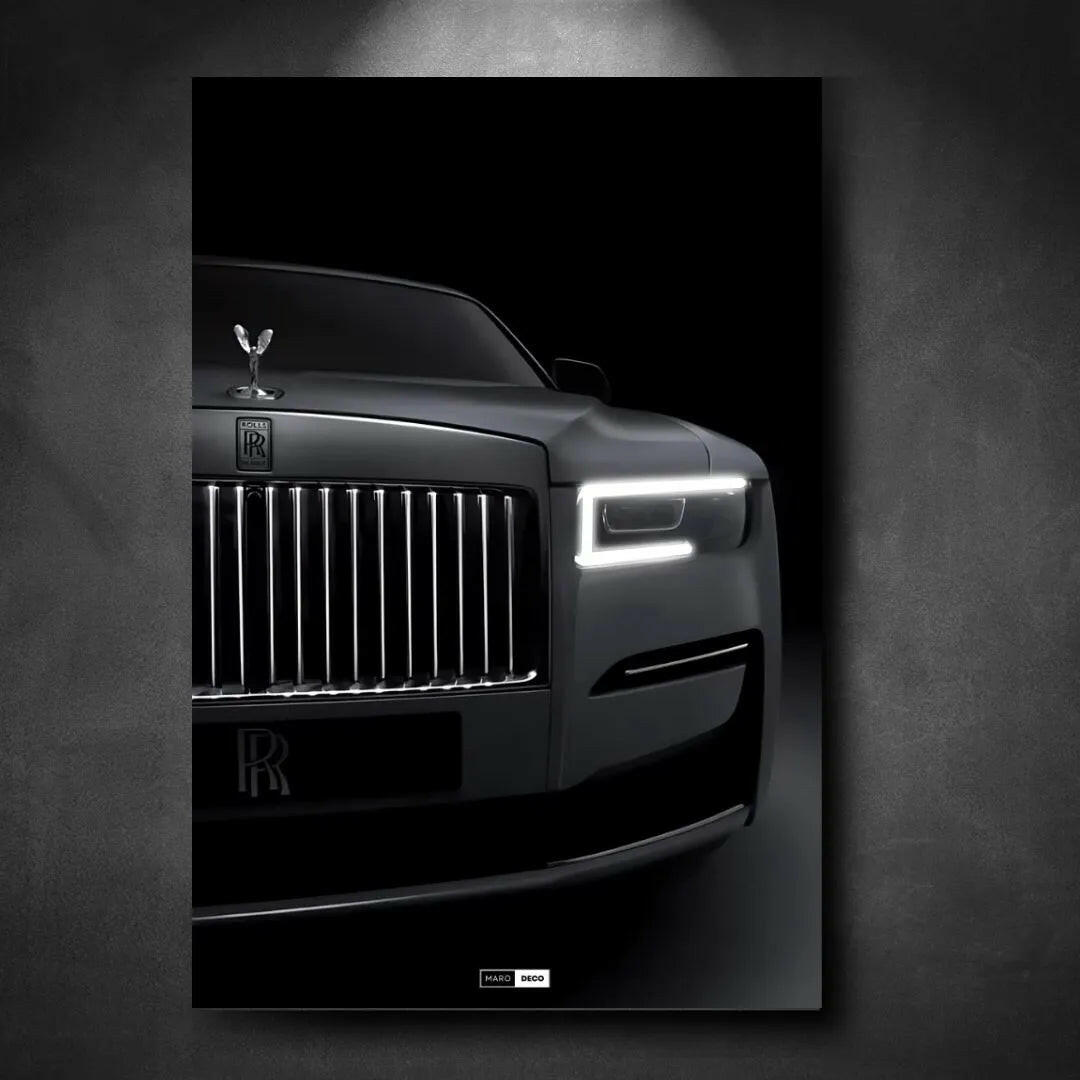 Tableau NÉON Rolls-Royce Ghost Prism - Marodeco