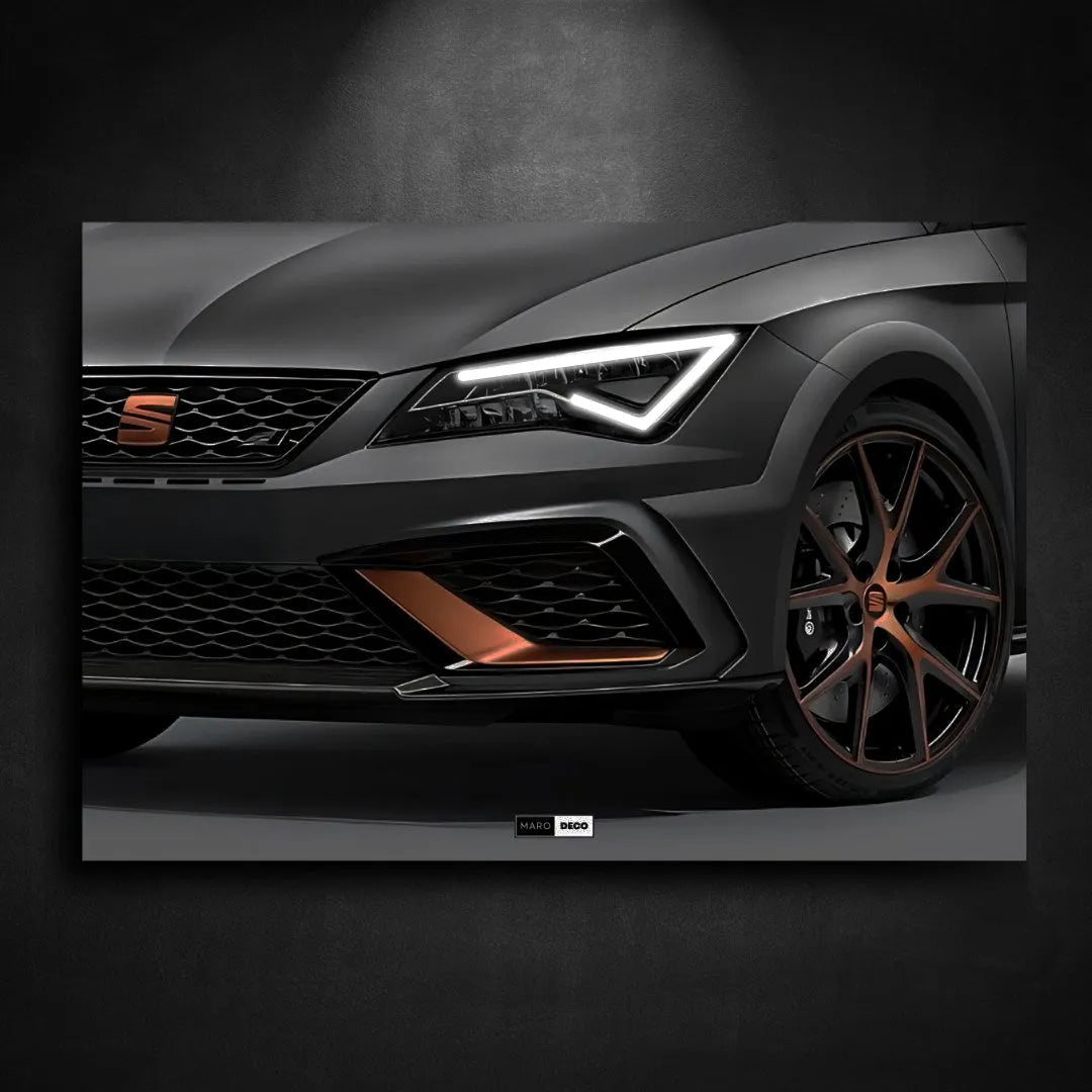 Tableau NÉON Seat Leon Cupra R - Marodeco