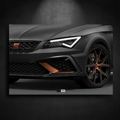 Tableau NÉON Seat Leon Cupra R - Marodeco