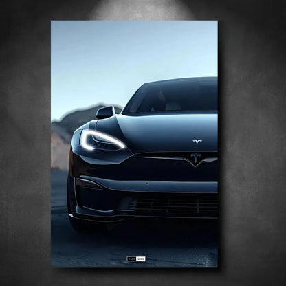 Tableau Tesla Model S en Plexiglass | Marodeco
