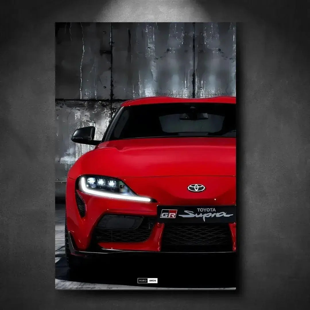Tableau Toyota GR Supra en Plexiglass | Marodeco