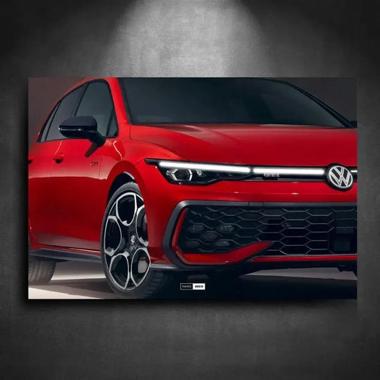 Tableau Volkswagen Golf GTI en Plexiglass | Marodeco