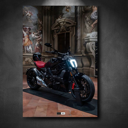 Tableau NÉON Ducati XDiavel Nera