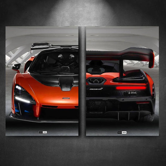 Tableau DUO NÉON McLaren Senna - Marodeco