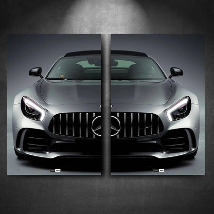 Tableau DUO NÉON Mercedes AMG GT R - Marodeco