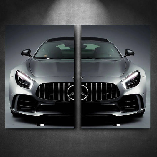 Tableau DUO NÉON Mercedes AMG GT R - Marodeco