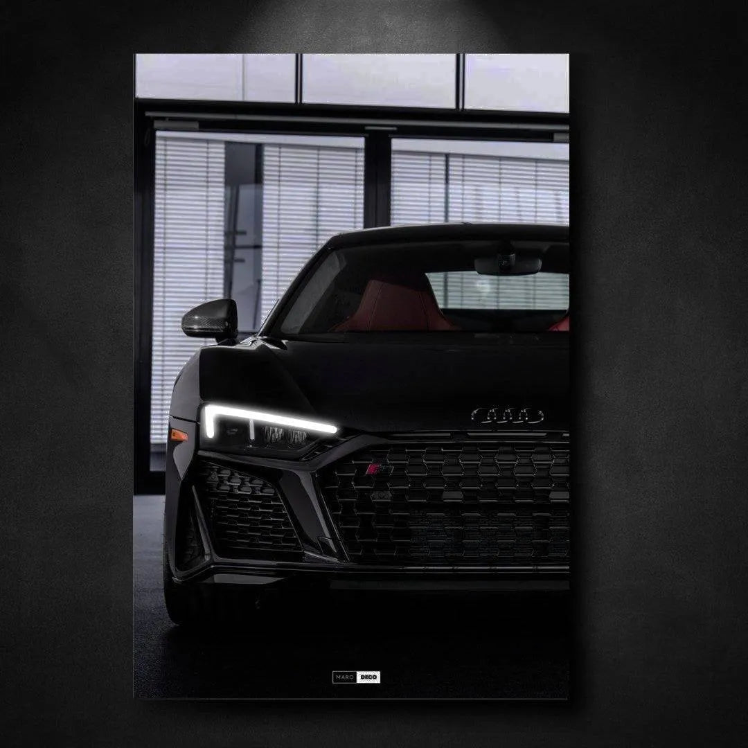 Tableau NÉON Audi R8 Panther Edition - Marodeco