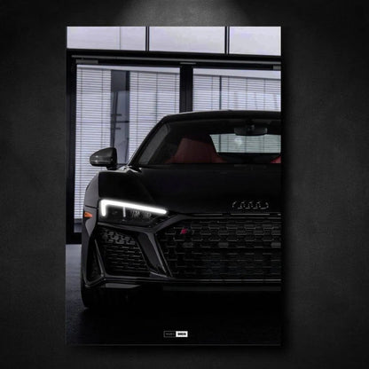 Tableau NÉON Audi R8 Panther Edition - Marodeco