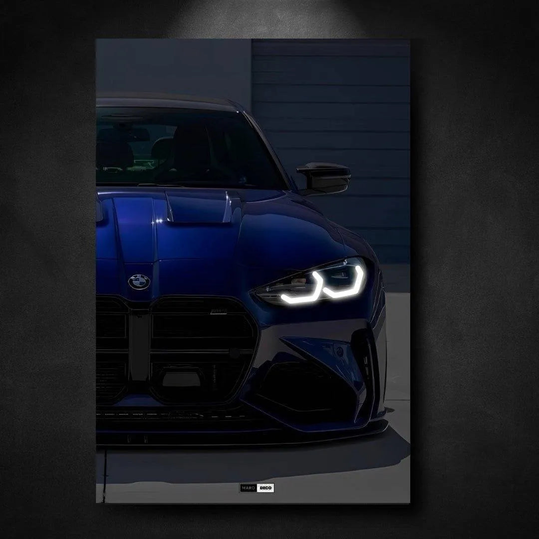 Tableau NÉON BMW M4 Competition - Marodeco