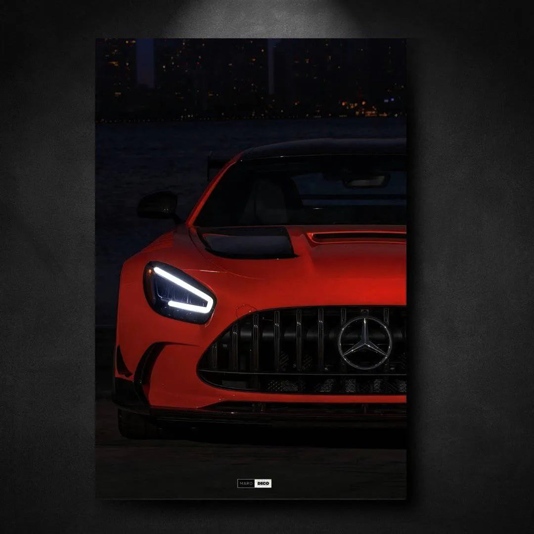 Tableau NÉON Mercedes AMG GT Black Series - Marodeco