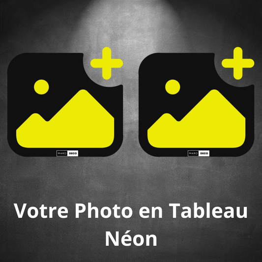Tableau NÉON Personnalisé DUO-Marodeco