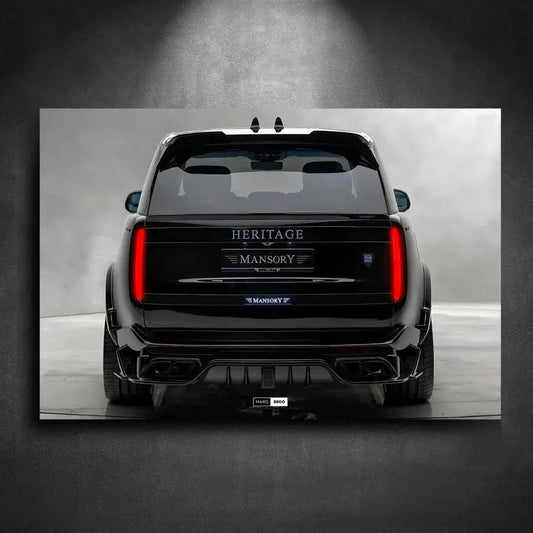 Tableau Range Rover Mansory Heritage en Plexiglass | Marodeco